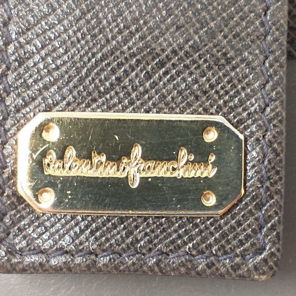 VINTAGE VALENTINO FRANCHINI TAUPE WALLET - Picture 6 of 7